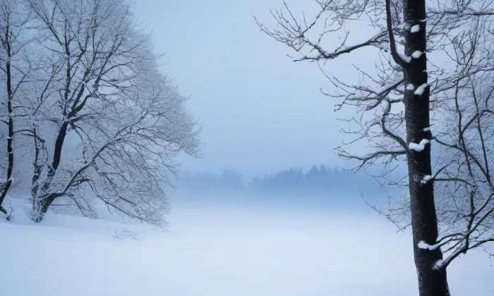 evangelický kostel v Novém Městě pod Smrkem – winter