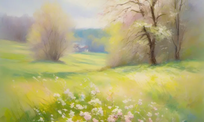 evangelický kostel v Opatově – spring