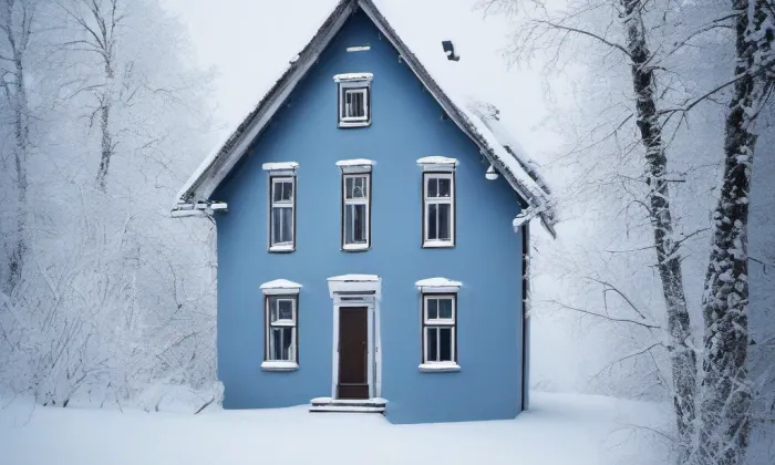 evangelický kostel v Opatově – winter