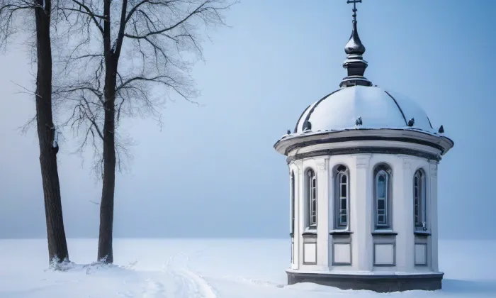 Evangelický kostel v Orlové – winter