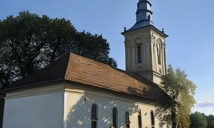 evangelický kostel v Prosetíně – historical