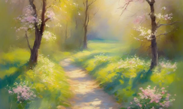 evangelický kostel v Prosetíně – spring
