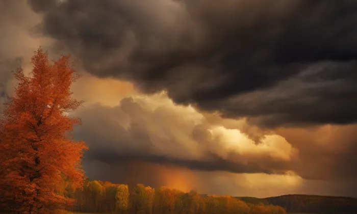 evangelický kostel v Sokolově – autumn