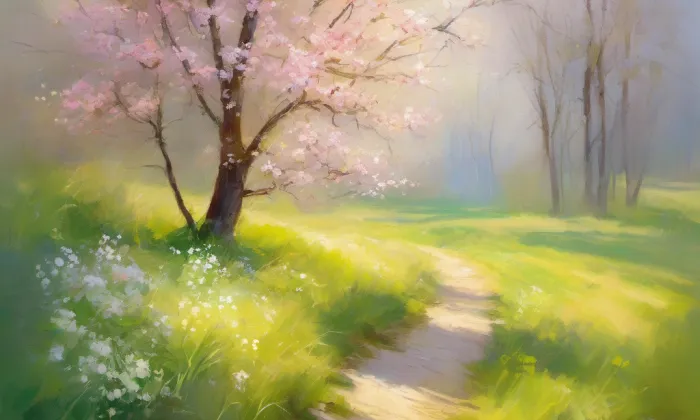 evangelický kostel v Sokolově – spring