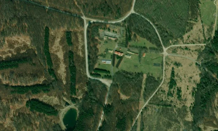 Ferdinandsko – letecký pohled