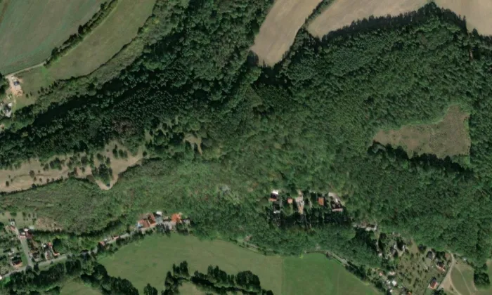 Hůrka – letecký pohled