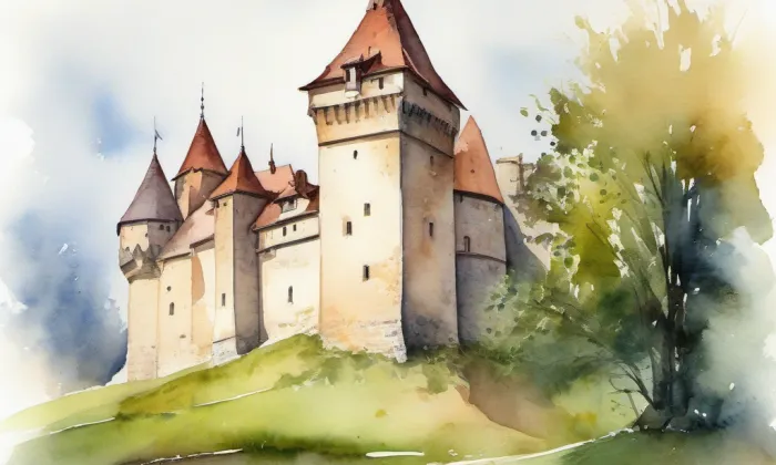 Hůrka – akvarel