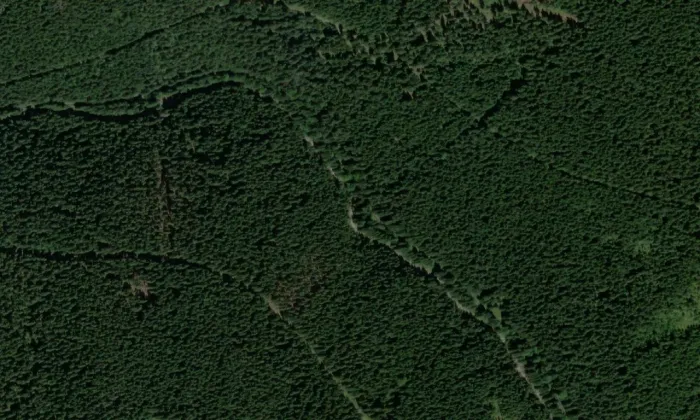 Harrachova cesta – letecký pohled