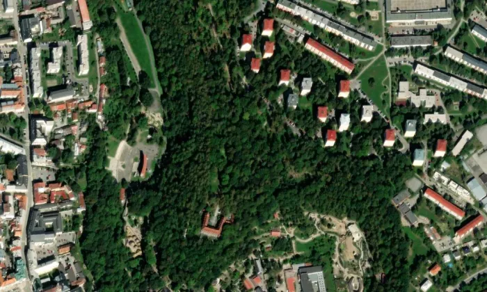 Heulos – letecký pohled