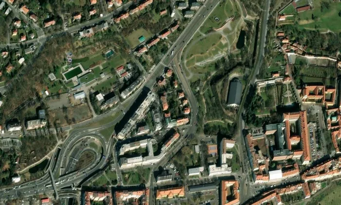 Hládkov – letecký pohled