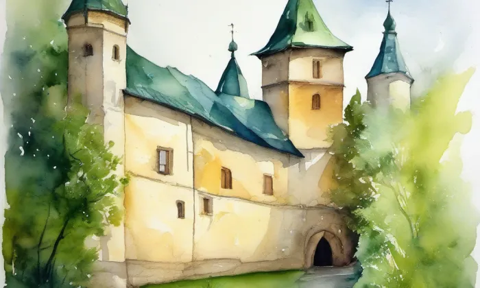 Hodonín – akvarel