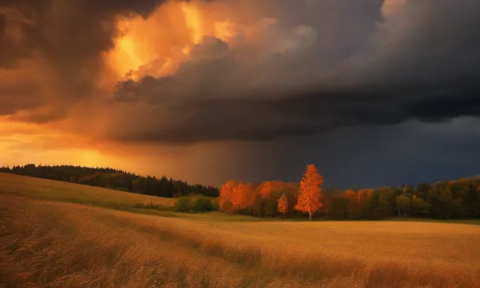 Horní zámek Panenské Břežany – autumn