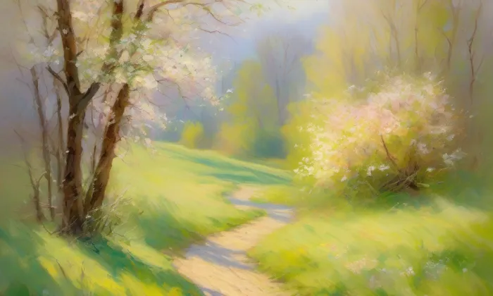 Horní zámek Panenské Břežany – spring