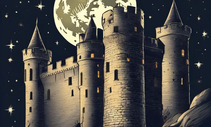 hrad Strakonice – noc