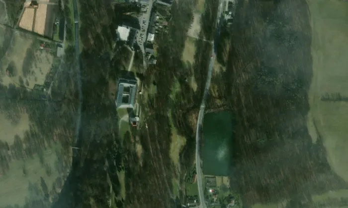 Hradec nad Moravicí – letecký pohled