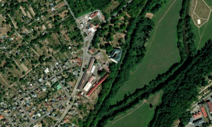 Hrubý Rohozec – letecký pohled