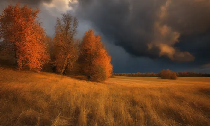 Husův sbor v Dejvicích – autumn