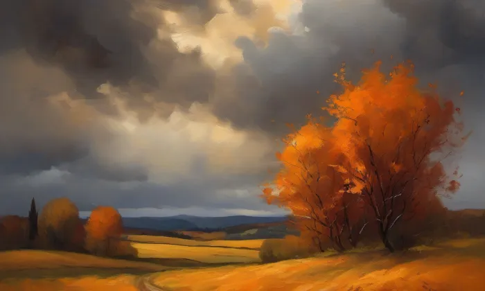 Husův sbor v Nové Pace – autumn