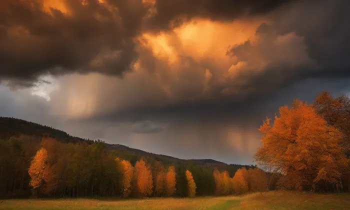Husův sbor v Novém Městě nad Metují – autumn