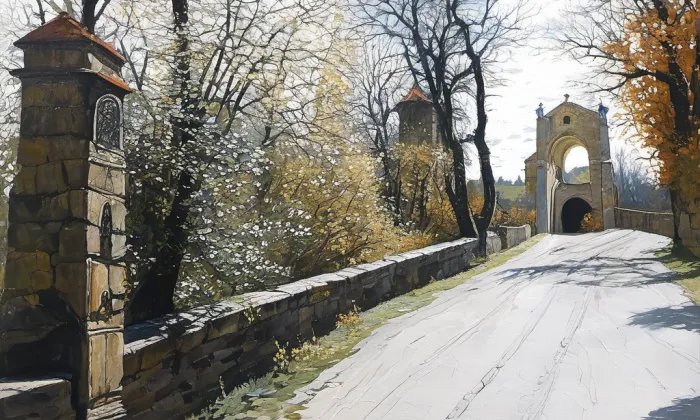 kamenný most v Moravské Třebové – historical