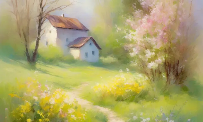 kamenný most ve Chvalkovicích – spring