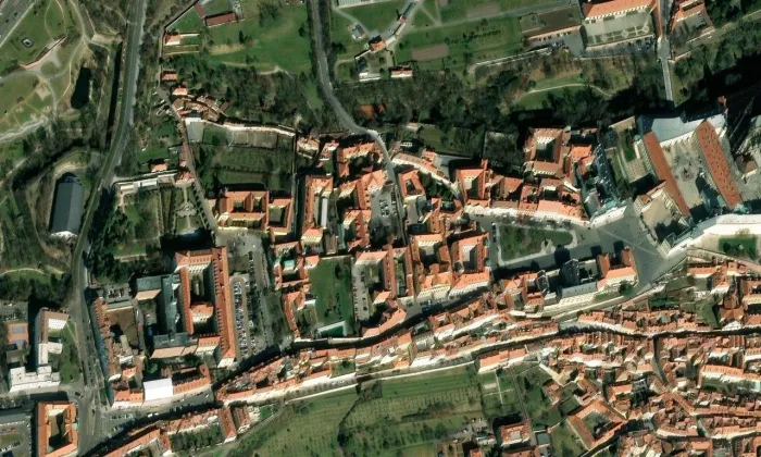 Kanovnická – letecký pohled