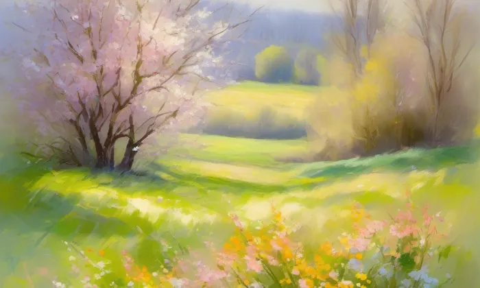 kaple (Březno) – spring