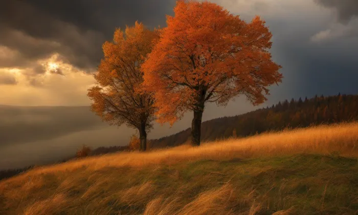 kaple Andělů strážných (Zlatá Koruna) – autumn