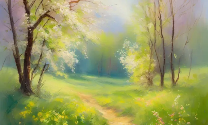 kaple na Mravenčím vrchu – spring