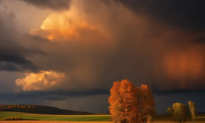 kaple Nalezení svatého Kříže (Velká Dobrá) – autumn