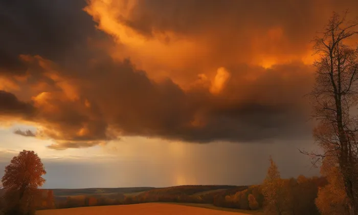 kaple Nanebevzetí Panny Marie (Kupařovice) – autumn