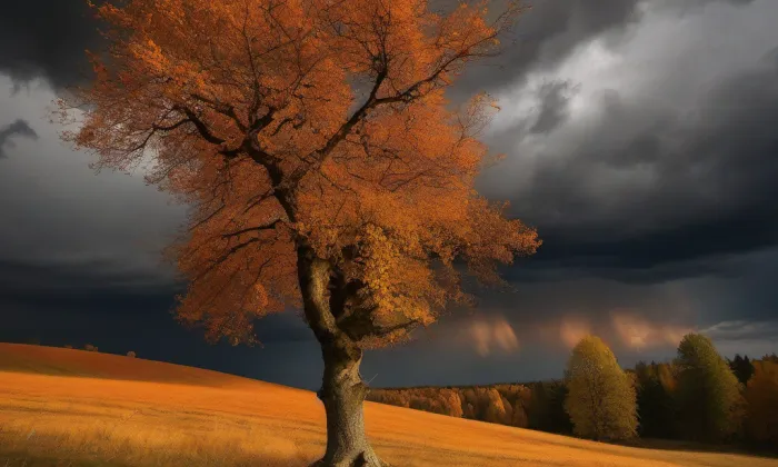 kaple Narození svatého Jana Křtitele (Výrava) – autumn