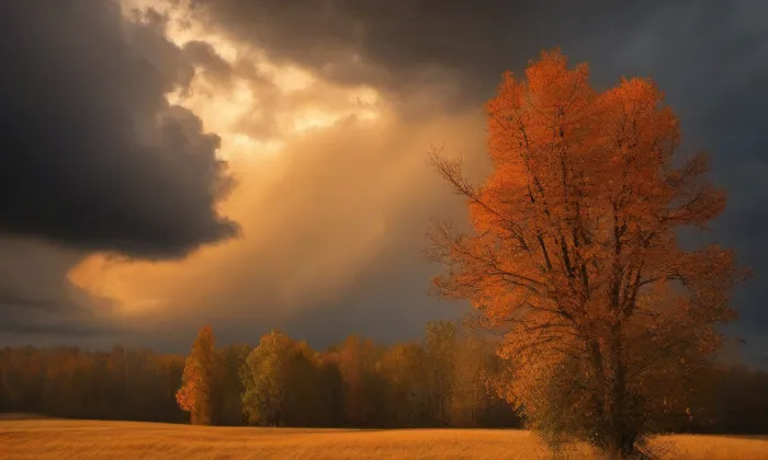 kaple Nejsvětější Trojice (Český Dub) – autumn