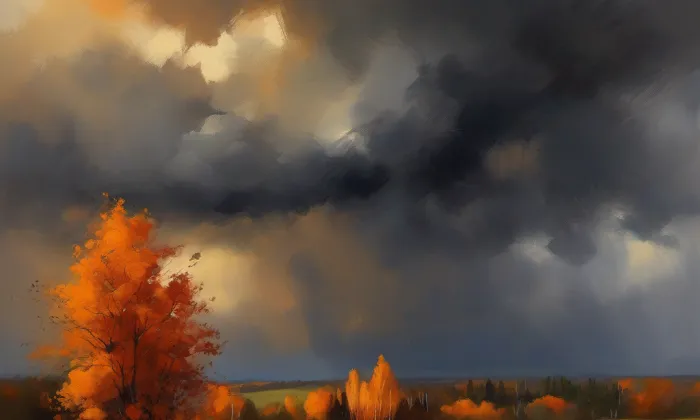 kaple Nejsvětější Trojice (Rozsochatec) – autumn