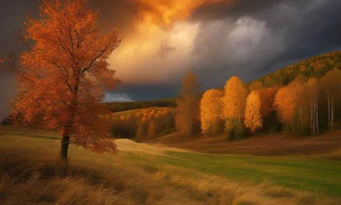 kaple Nejsvětější Trojice (Vnitřní Město) – autumn