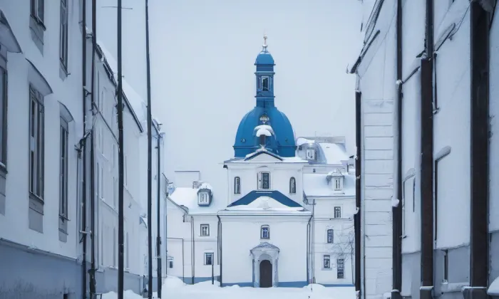 kaple Neposkvrněného početí Panny Marie (Kuří) – winter