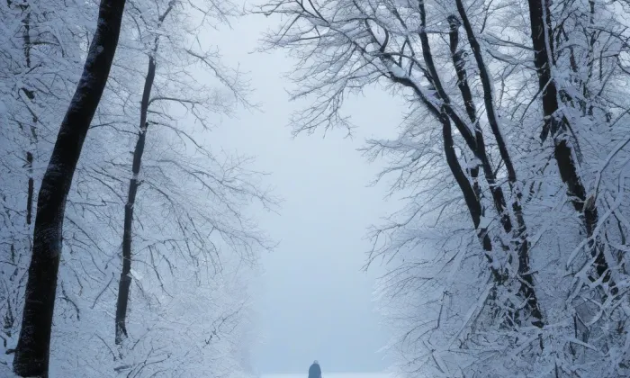 kaple Pána Ježíše v Getsemanech – winter