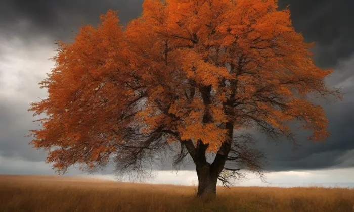 kaple Panny Marie (Dobrovíz) – autumn
