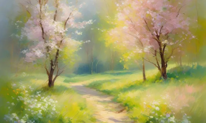 kaple Panny Marie (Dobrovíz) – spring