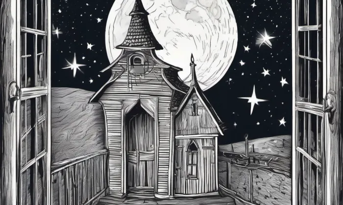 kaple Panny Marie (Kramolna) – noc
