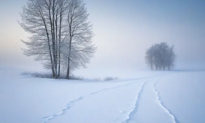kaple Panny Marie (Kramolna) – winter