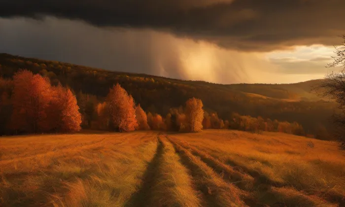 kaple Panny Marie (Vahaneč) – autumn
