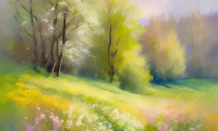 kaple Panny Marie (Vahaneč) – spring