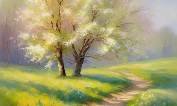 kaple Panny Marie (vojenský újezd Hradiště) – spring