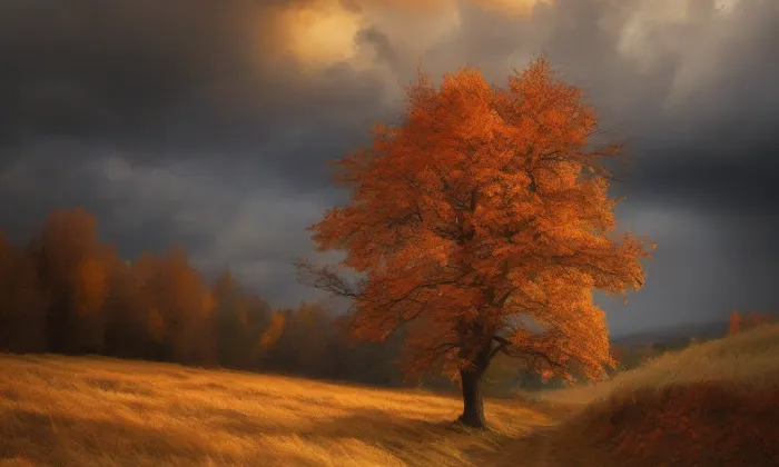 kaple Panny Marie Bolestné (Božkov) – autumn