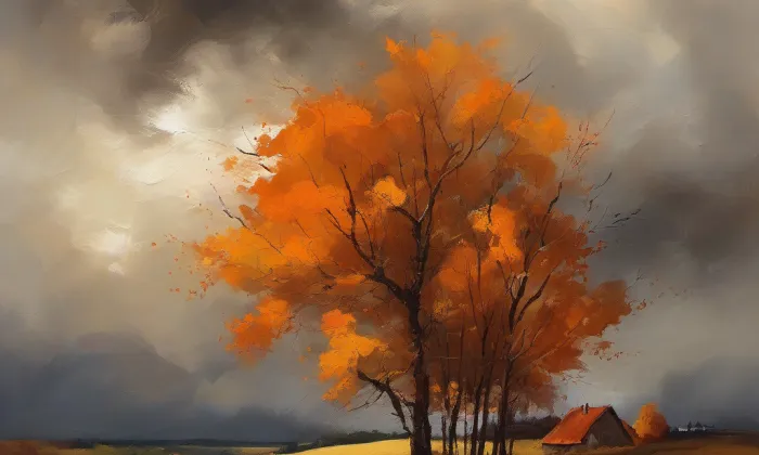 Kaple Panny Marie Bolestné (Nová Paka) – autumn