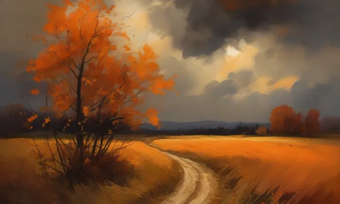 kaple Panny Marie Bolestné (Vatín) – autumn