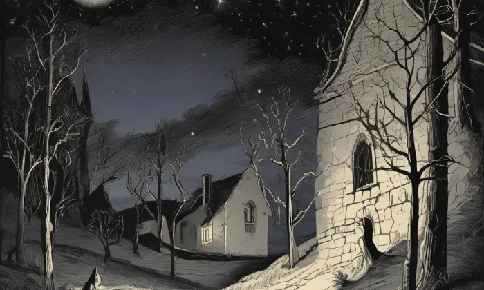 kaple Panny Marie de Mercede – noc