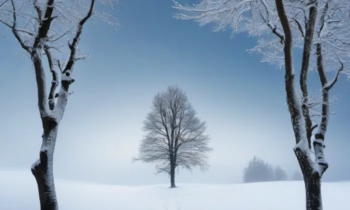 kaple Panny Marie Loretánské u Vrchů v Česku – winter