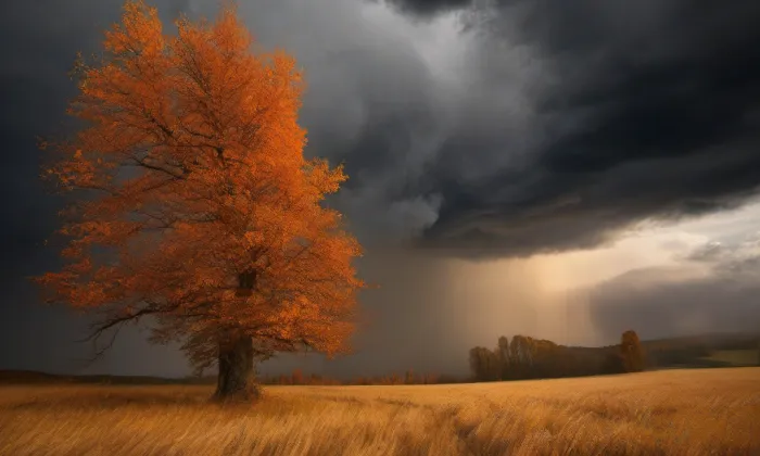 Kaple Panny Marie Růžencové (Borač) – autumn